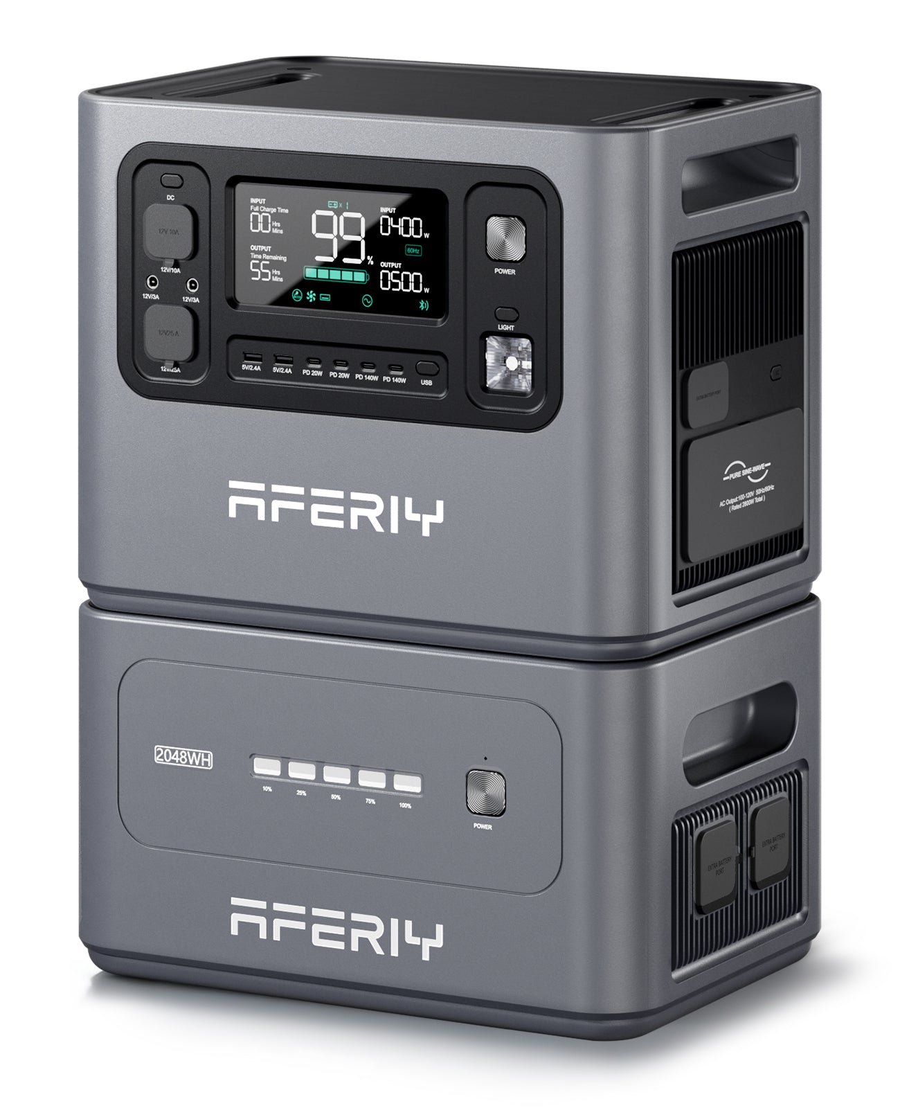 AFERIY P280 Power Station Portatile 2800W 2048Wh-10240Wh
