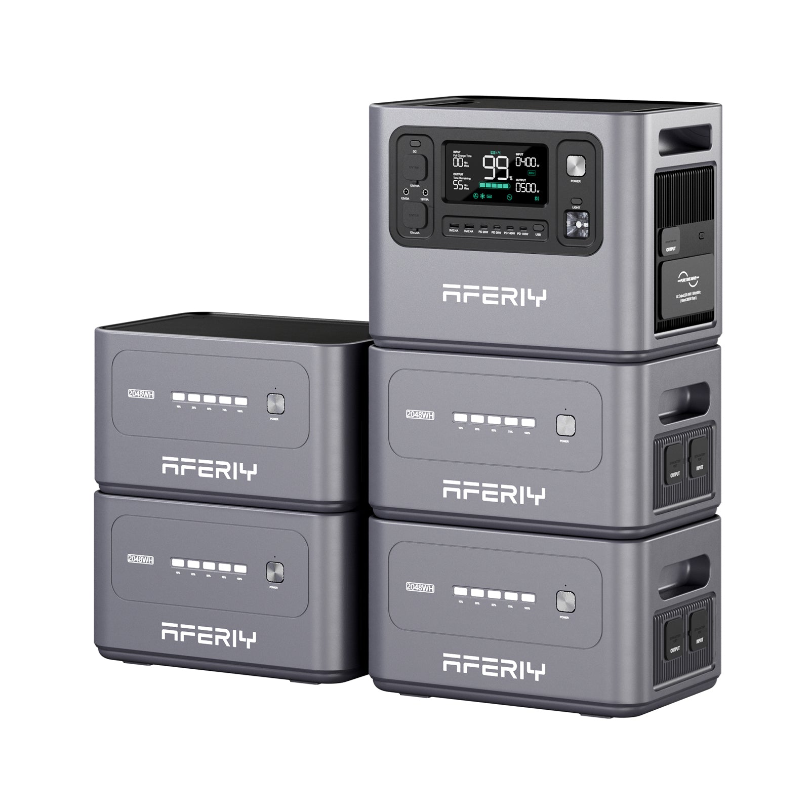 AFERIY P280 Power Station Portatile 2800W 2048Wh-10240Wh