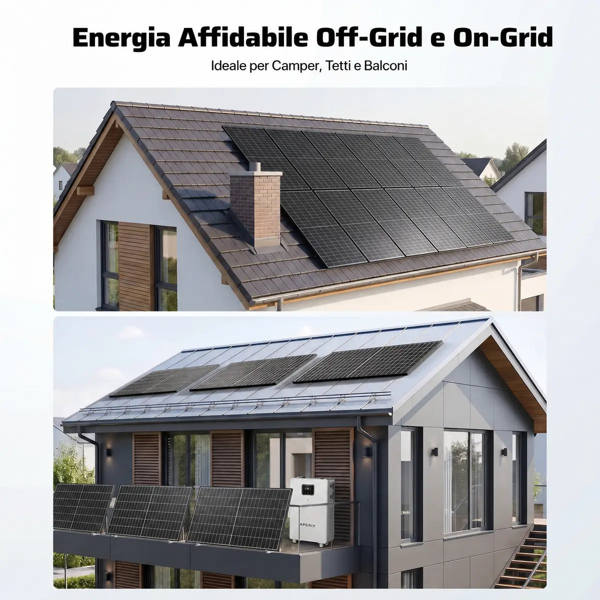 AFERIY AF-SG580 Pannello solare rigido impermeabile IP68 da 580 W (confezione da 2)