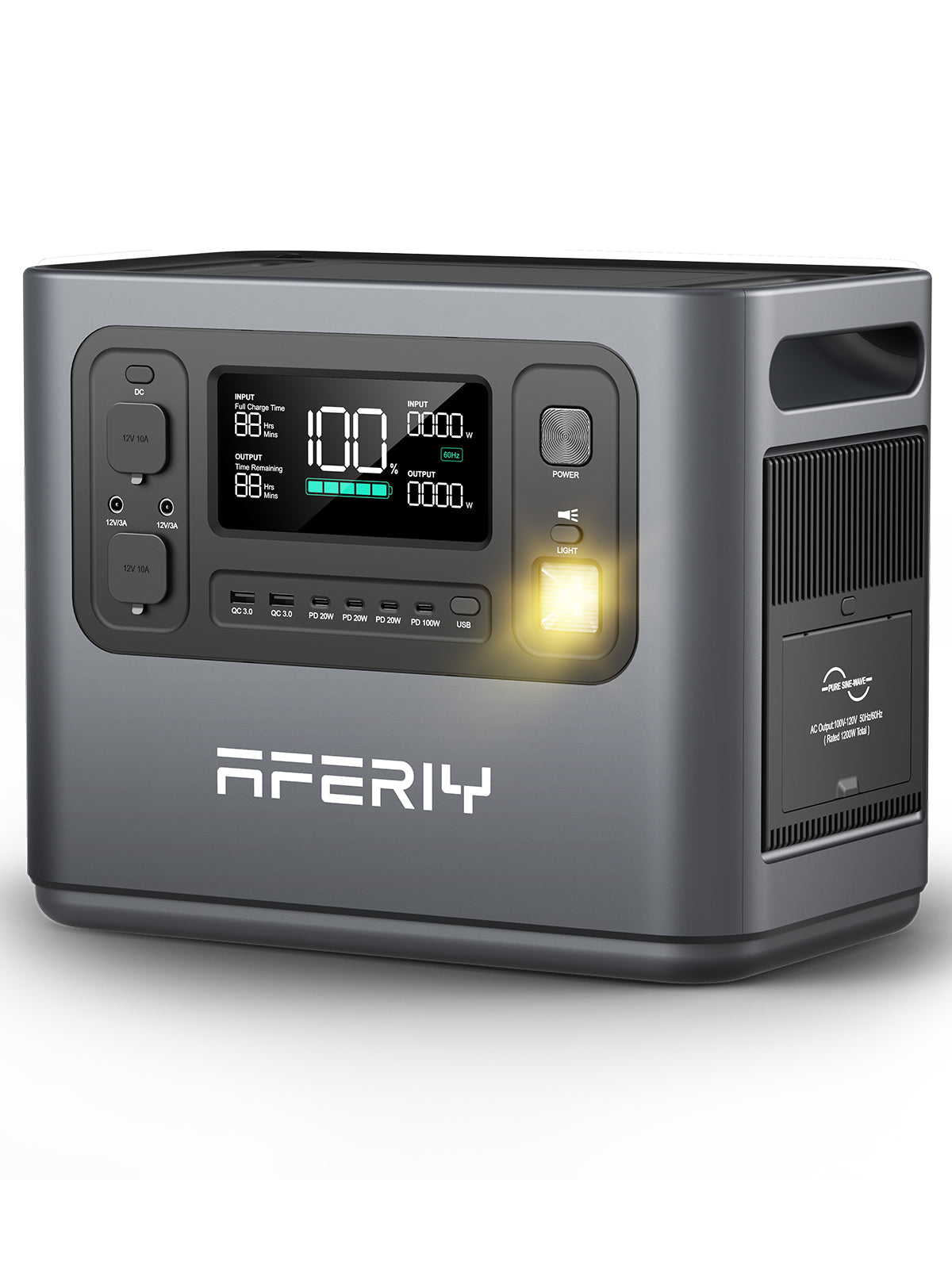 AFERIY P110 Power Station Portatile | 1200W 960Wh/1008Wh