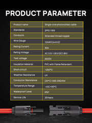 AFERIY Prolunga per Pannello Solare 5M/10M