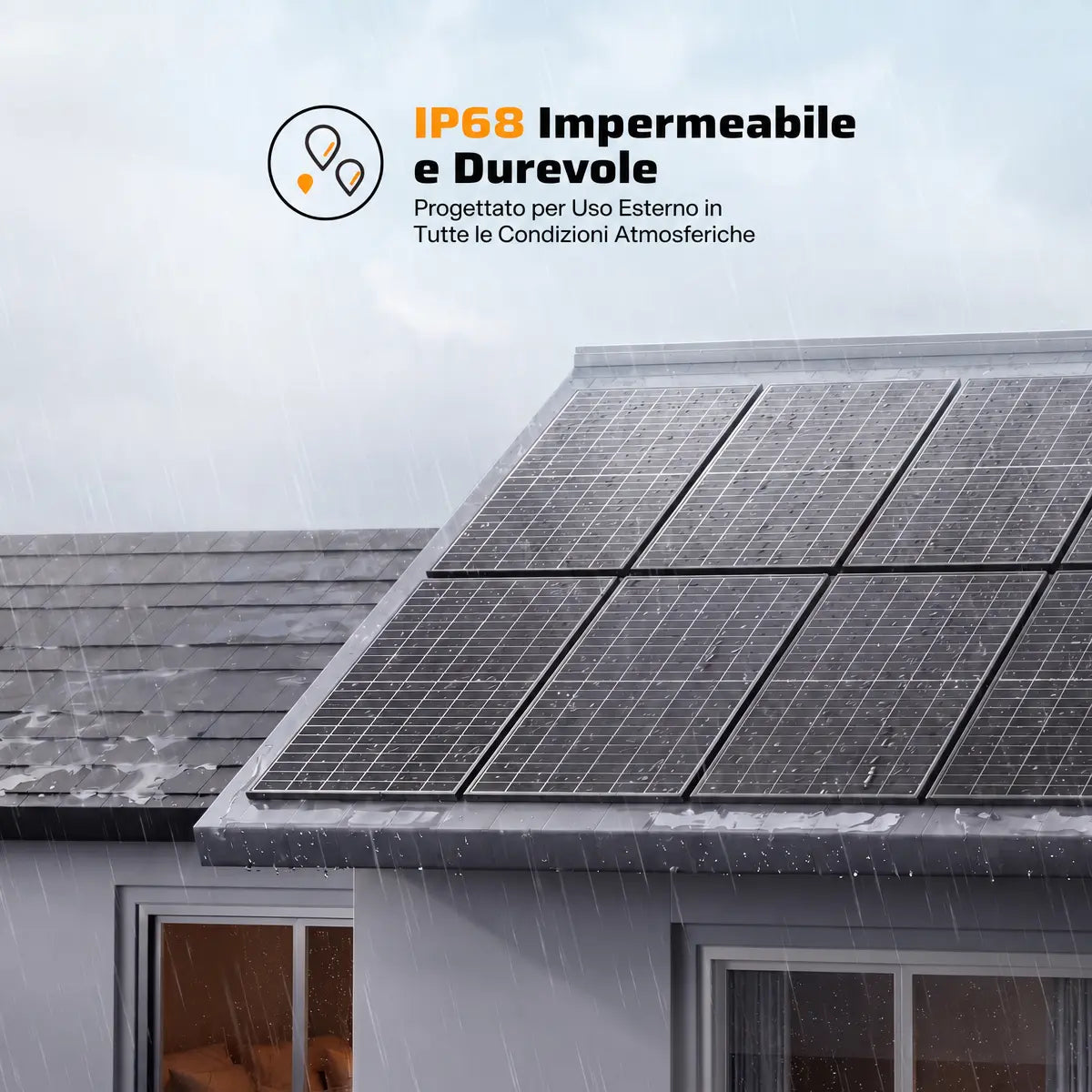 AFERIY AF-SG580 Pannello solare rigido impermeabile IP68 da 580 W (confezione da 2)