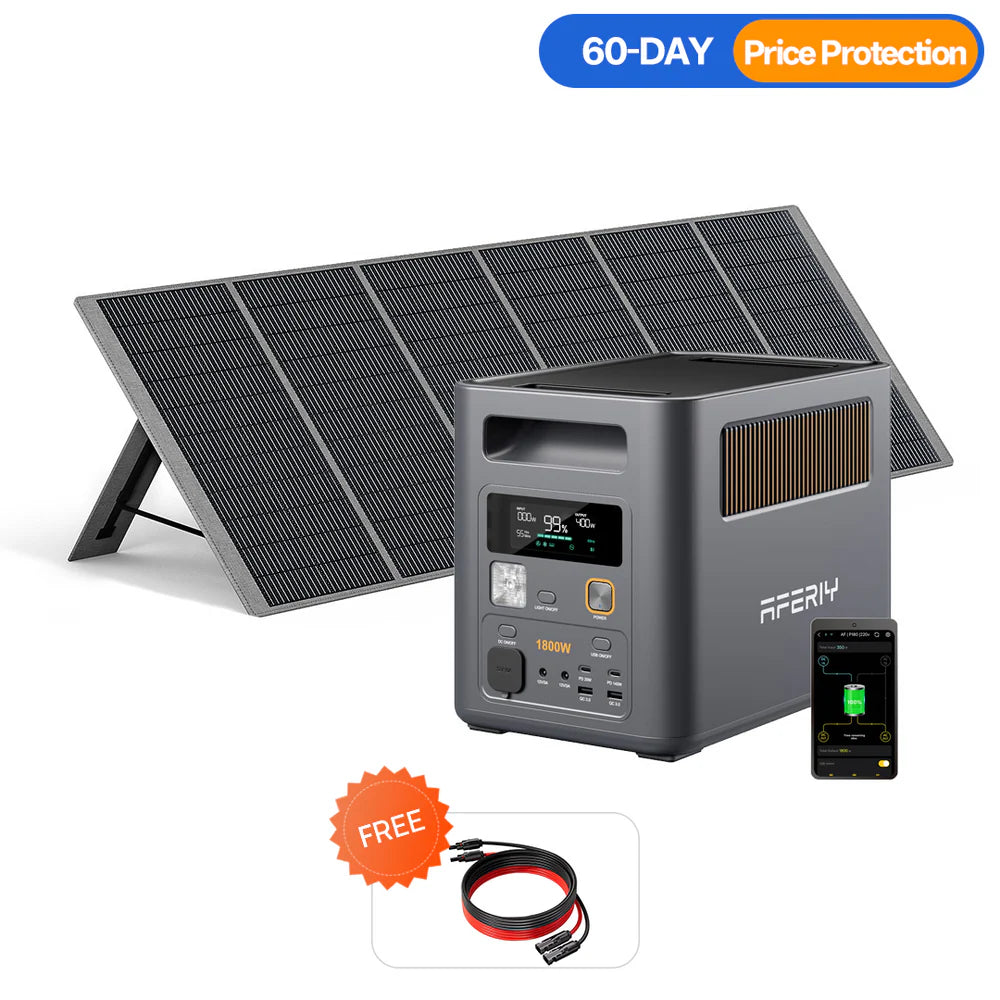 AFERIY Nomad1800 Pro 1800W Kit Generatore Solare