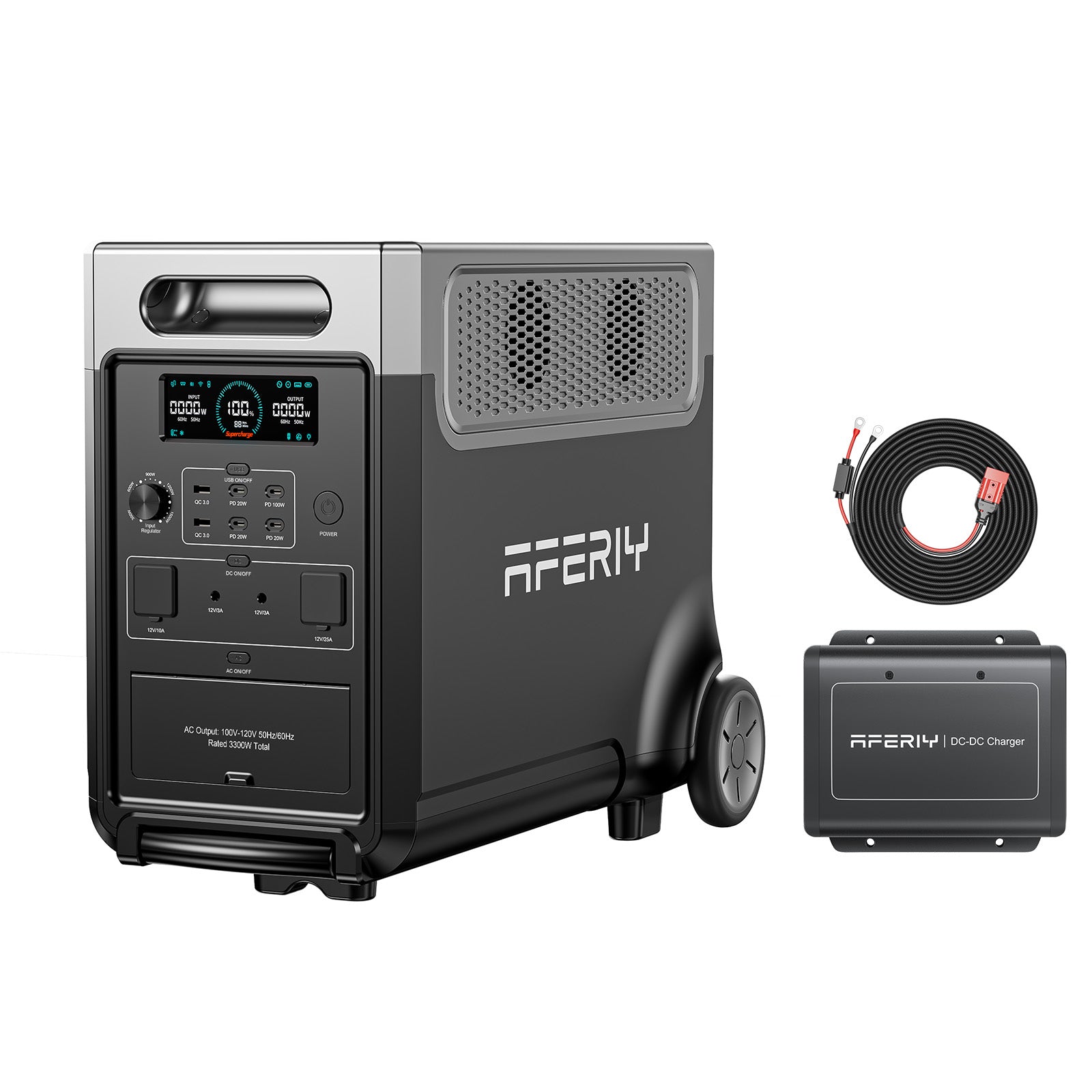 AFERIY P310 Power Station Portatile Capacità Extra-large | 3600W 3840Wh